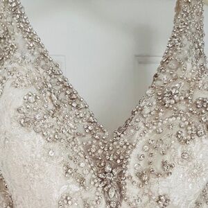 Allure Couture Bridal Gown IVORY/SILVER C412